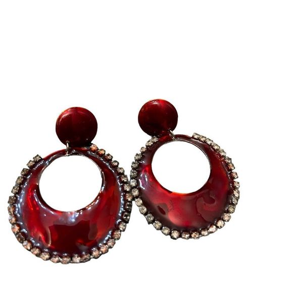 Vintage Pierced Earring Lot  6 Pairs - Picture 8 of 8